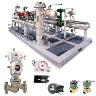 Διορθωτής θέσης ροής 3200MD 520MD 3800 με ενεργοποιητή Spirax Sarco και βαλβίδα ηλεκτροσόκ Asco για βιομηχανική παραγωγή