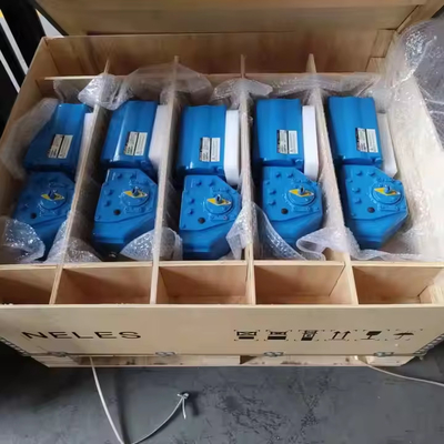 Αποθεματικό Neles K σειράς Limit Switch Διπλή δράση B1 Valmet τύπου έμβολο Τρίμηνο στροφή Πνευματικοί ενεργοποιητές με βαλβίδα μπάλα