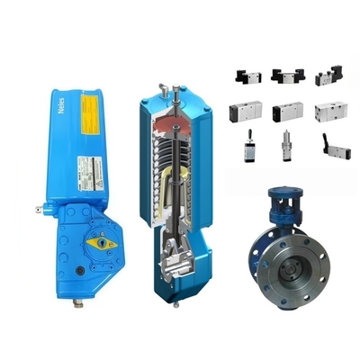 Αποθεματικό Neles K σειράς Limit Switch Διπλή δράση B1 Valmet τύπου έμβολο Τρίμηνο στροφή Πνευματικοί ενεργοποιητές με βαλβίδα μπάλα