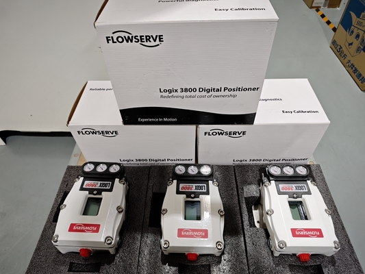 Industrial Digital Valve Positioners Flowserve Logix 3800 Auxiliary Feedwater Regulating Control Valve for Power Station