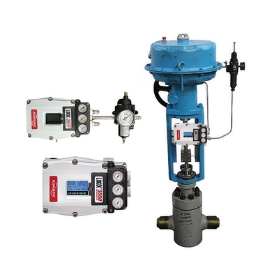 Industrial Digital Valve Positioners Flowserve Logix 3800 Auxiliary Feedwater Regulating Control Valve for Power Station