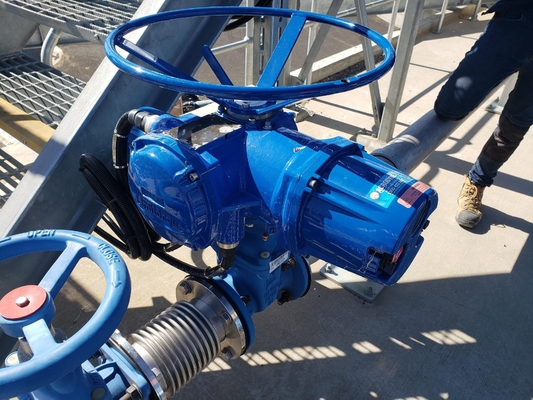 Ηλεκτρικός ενεργοποιητής βαλβίδας Flowserve Limitorque MX QX Series Προσαρμοσμένος Βαλβίδα Βιομηχανικής Βαλβίδας Πολλαπλών Στροφών Τετάρτου Στροφής Έλεγχος Ροής