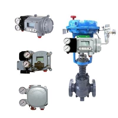 Γκρέι Masoneilan 3730 Εγκατάσταση βαλβίδας με Flowserve USA Logix 3200 MD Πνευματική ψηφιακή θέση βαλβίδας