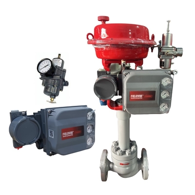 Ψηφιακός Τοποθέτης Βαλβίδας Fisher DVC6200 Διπλής Ενέργειας Πνευματική Βαλβίδα Ελέγχου