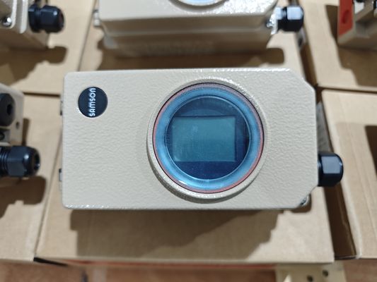 Πνευματικό έξυπνο Positioner 3730-31001 Samson με τη βαλβίδα πεταλούδων και τη βαλβίδα σωληνοειδών Asco