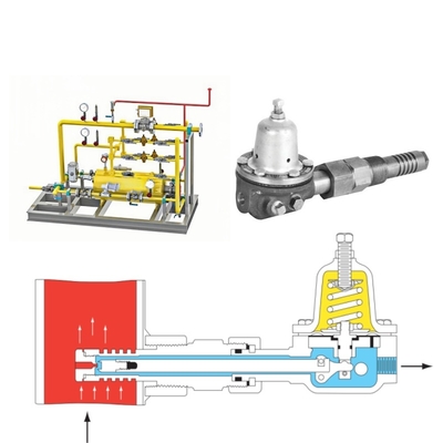Ρυθμιστές μείωσης πίεσης αέρα προπανίου High Pressure Fisher 1305 1305C 1305D για τοποθέτηση σε βάση