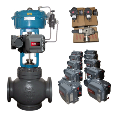 Emerson ASCO Solenoid Valve With Fisher DVC6200 Double Acting With Feedback Digital Valve Controller Positioner With Chinese Control Valve