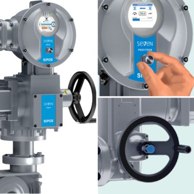 SIPOS SEVEN 7 Ηλεκτρικός ενεργοποιητής μεταβλητής ταχύτητας για αυτοματισμό βαλβίδων