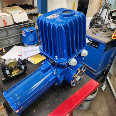 Flowserve Limitorque L120 Ηλεκτρικός ενεργοποιητής πολλαπλών στροφών 60000 ft-lb ροπής