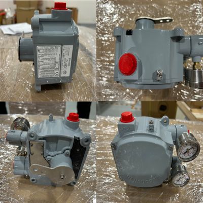 Masoneilan SVI1000G/IM intelligent valve positioner with magnetic feedback function, paired with Rotork Fairchild M22 pneumatic relay