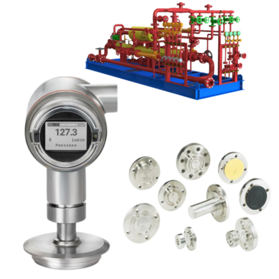 Μεταδότης πίεσης Rosemount 3051HT με 150:1 για υψηλές θερμοκρασίες