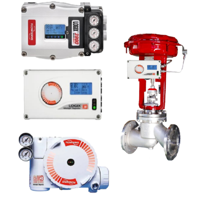 Πνευματική βαλβίδα ελέγχου Flowserve 3200MD 5-100 Psi Γραμμικός ενεργοποιητής