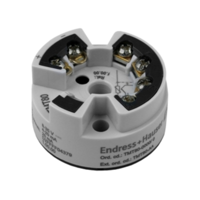 Pressure/flow control device with Endress+Hauser Proline Prowirl D 200 vortex flowmeter and ITEMP TMT188 temperature transmitter