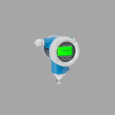 Flow control valve assembly with Endress+Hauser Proline Prowirl D 200 vortex flowmeter and Cerabar PMP50 pressure transmitter