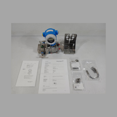 Pressure reducing and temperature station equipped with an Endress+Hauser Deltabar Proline Prowirl R200 vortex flowmeter and a PMD75B pressure transmitter.