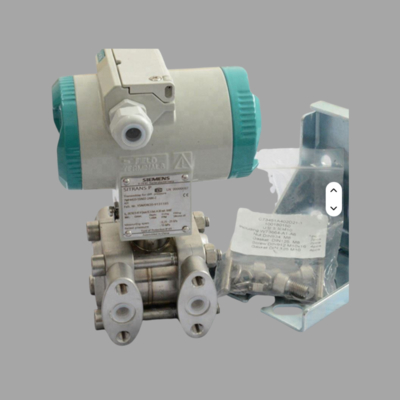 Siemens SITRANS 7MF4433-1DA02-2AB6-Z pressure transmitter, SITRANS FX330 vortex flowmeter, and valve switching device