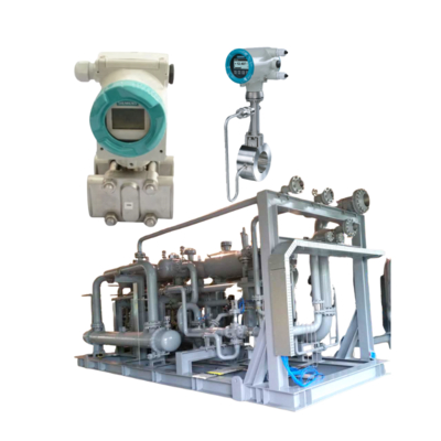 Πομπός πίεσης Siemens SITRANS 7MF4433-1DA02-2AB6-Z, στροβιλόμετρο SITRANS FX330 και διατάξη αλλαγής βαλβίδας