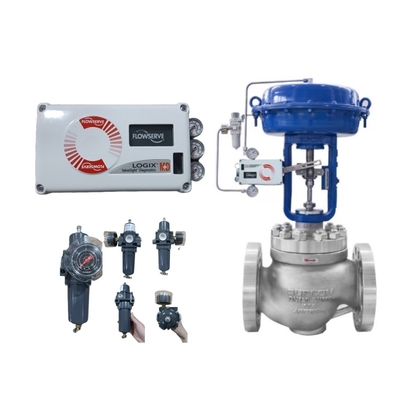 Fisher 67DFR Ρυθμιστής Πίεσης Flowserve Logix 520MD Βιομηχανικές Βαλβίδες Ελέγχου Ψηφιακός Τοποθέτης Βαλβίδας Κίνα Διαφραγματική Βαλβίδα