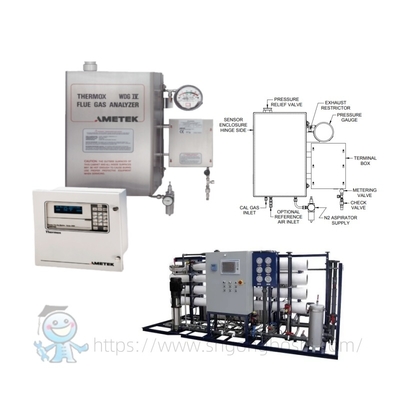 Αναλυτές Οξυγόνου Ametek Thermox WDG-V UOP Flue Gas O2 Ανιχνευτής Ζιρκονίας In-Situ για Θερμαντήρες
