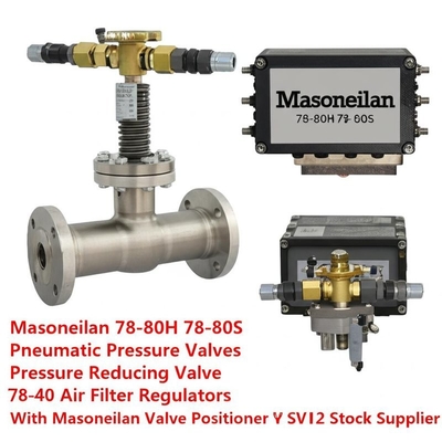 Masoneilan 78 Σειρά βαλβίδα ανακούφισης πίεσης 210psi μέγιστη είσοδος 1/4NPT