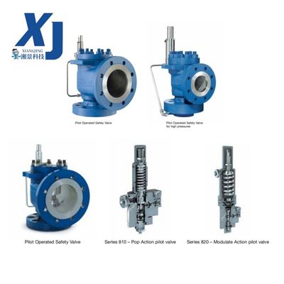 LESER Type 811 821 High Efficiency Safety Valves DN25 DN200 Pop Action Gas Pilot Operated Safety Relief Valve