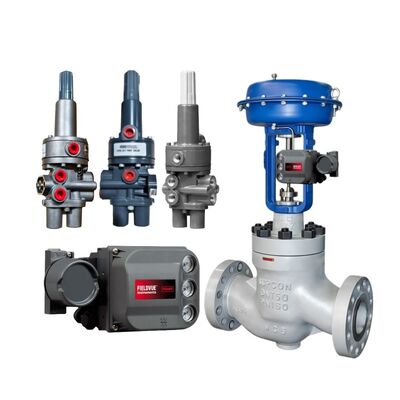 Βαλβίδα διακοπής υψηλής θερμοκρασίας Φυσικού αερίου Πνευματική βαλβίδα Emerson Fisher 377 Βαλβίδα διακοπής ανίχνευσης πίεσης