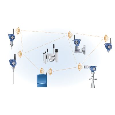 Εμέρσον Ασύρματος HART Μη επαρκής Ράδα Εκπομπή Επιπέδου Rosemount 3408 Μετρήσεις επιπέδου οθόνης