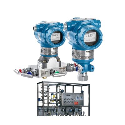 Ροζμόουντ 3051 Μεταδότης πίεσης Διαφορετικός μετρητής Ασφαλής αισθητήρας πίεσης για τον έλεγχο βιομηχανικών διαδικασιών