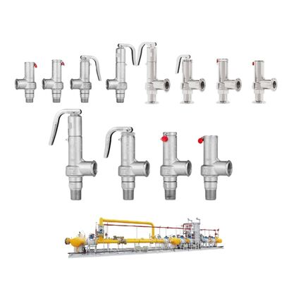 Τελευταία έκδοση VYC 995 985 964 Ασφαλιστική βαλβίδα Ατμοαεροαερίου Βιομηχανική βαλβίδα ανακούφισης πίεσης για λέβητες