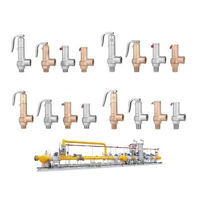 Τελευταία έκδοση VYC 995 985 964 Ασφαλιστική βαλβίδα Ατμοαεροαερίου Βιομηχανική βαλβίδα ανακούφισης πίεσης για λέβητες