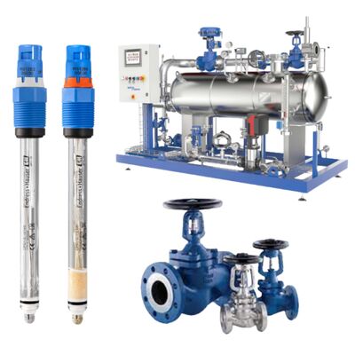 Ποτενσιομετρική Ανάλυση Υγρών Endress Hauser CPS11E-UR7AAA2 και Βαλβίδα Φυσητήρα Spiraxsarco BSA2T BSA3T για Νερό και Λύματα