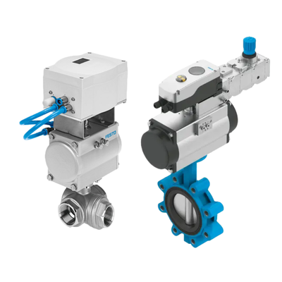 Festo On Off Ball Valve με CMSH Digital Valve Positioner