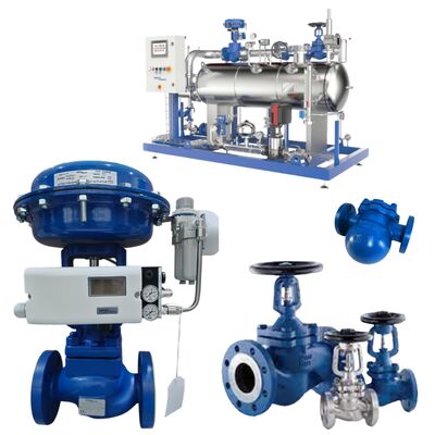 Ειδικές Λύσεις Ατμού Spirax Sarco Βαλβίδα Διακοπής με Στεγανό Φυσητήρα BSA2T BSA3T και Παγίδα Ατμού με Σφαιρικό Επιπλεύτη FT14 και Βαλβίδα Ελέγχου