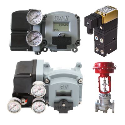 Μετατροπέας I/P Rotork Fairchild T7800 + Masoneilan SVI2 AP/SVI2 σειράς SVI2AP-22123111 διπλής δράσης ευφυής θέση βαλβίδας, σε απόθεμα.