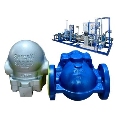 FT14X-10 FT14 Σύνδεση με φλάντζα SPIRAX SARCO Ball Float Steam Trap and Endress και Hauser Flowmeter σε σωλήνα για τρόφιμα και ποτά