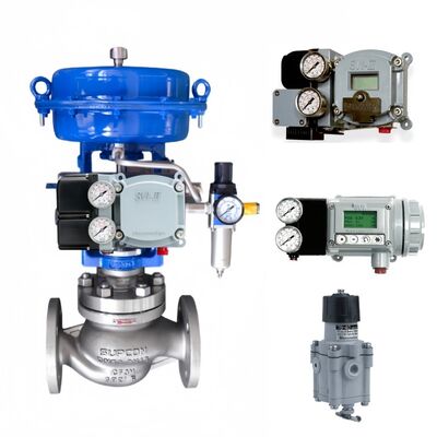 MASONEILAN SVI1000 SVI2 SVI3 Valve Positioner with 78-40 Air Filter Regulator Featuring Non-contact Position Sensing and 5 Micron Filtration for Corrosion-Resistant Performance