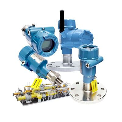 New Measurement Range 30m Flanged Connection Rosemount 3408 Level Transmitter Non-Contacting Radar for Pipe 