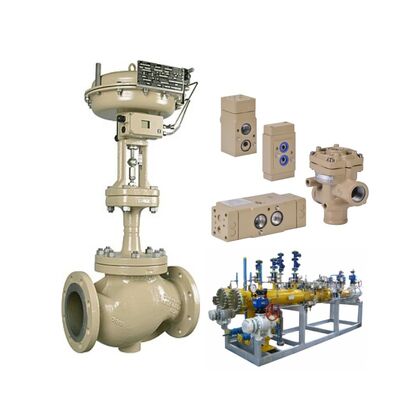 SAMSON 3241 Βιομηχανικό πλεγμένο κάθισμα Πνευματική βαλβίδα σφαίρας SAMSON 3756 ενισχυτής όγκου