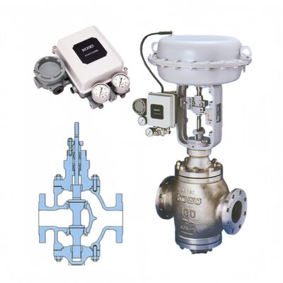 KOSO 520C 530C Κύρια και κατώτερα καθοδηγούμενες διπλές βαλβίδες σφαίρας για τη χημική βιομηχανία πετρελαίου και αερίου