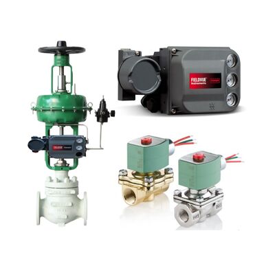 ASCO Solenoid Spool Valves and Emerson Fisher DVC6200 Series Smart Digital Valve Positioner Controller