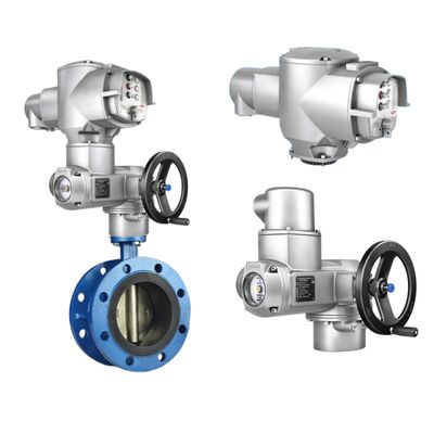 Κινέζικες βαλβίδες πεταλούδας βαλβίδα μπάλα σώμα βαλβίδας και Auma SQ σειρά Μέρος στροφή ενεργοποιητές με AM μονάδα ελέγχου