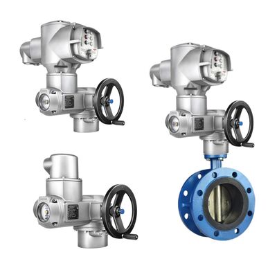 Κινέζικες βαλβίδες πεταλούδας βαλβίδα μπάλα σώμα βαλβίδας και Auma SQ σειρά Μέρος στροφή ενεργοποιητές με AM μονάδα ελέγχου