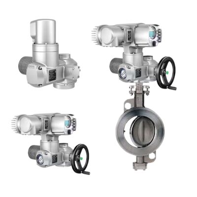 Νέα Εύρος ροπής ενεργοποιητή SA 10 Nm έως 32 000 Nm Ενεργοποιητής ηλεκτρικής βαλβίδας AUMA SA16.2-F16 Ενεργοποιητής πολλαπλών περιστροφών και βαλβίδα πεταλούδας Keystone