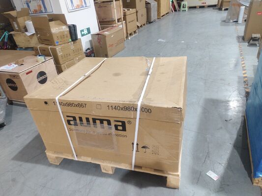 Νέα Εύρος ροπής ενεργοποιητή SA 10 Nm έως 32 000 Nm Ενεργοποιητής ηλεκτρικής βαλβίδας AUMA SA16.2-F16 Ενεργοποιητής πολλαπλών περιστροφών και βαλβίδα πεταλούδας Keystone