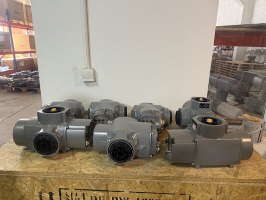 Νέα Εύρος ροπής ενεργοποιητή SA 10 Nm έως 32 000 Nm Ενεργοποιητής ηλεκτρικής βαλβίδας AUMA SA16.2-F16 Ενεργοποιητής πολλαπλών περιστροφών και βαλβίδα πεταλούδας Keystone