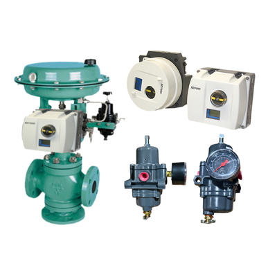 Me-tso Valmet Neles ND7000 Series Smart Valve Controller Positioner with Fisher 67C Series Pressure Regulator