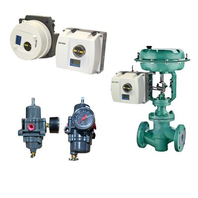 Νέλος ND7000 ψηφιακός ελεγκτής βαλβίδας με επικοινωνία HART προστασία IP66 και ρυθμιστής φίλτρου Fisher 67CFR