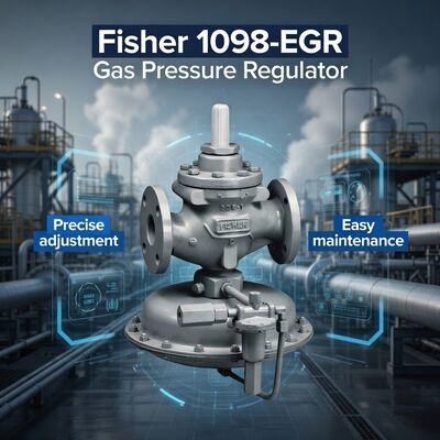 Fisher 1098-EGR Πιλοτική βαλβίδα μείωσης πίεσης φυσικού αερίου με υψηλή ακρίβεια για βιομηχανική χρήση