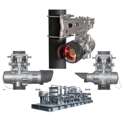 DET-TRONICS FlexSight LS2000 Ανιχνευτής Αερίου Υπέρυθρης Ανοιχτής Διάταξης από Ανοξείδωτο Ατσάλι με Διάδρομο Ανίχνευσης 200 μ και Θερμαινόμενα Οπτικά