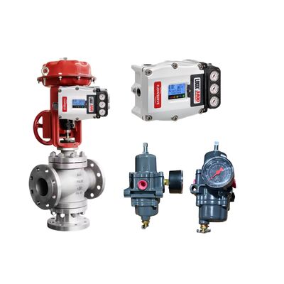 Flowserve Logix 3800 Digital Valve Positioner Smart Control with Fisher 67CFR Filter Regulator
